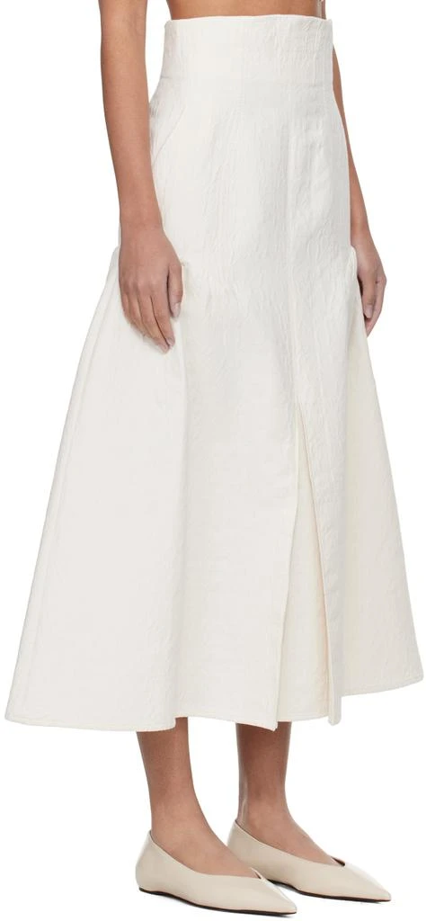 商品Mame Kurogouchi|Off-White Box Pleat Maxi Skirt,价格¥1688,第2张图片详细描述
