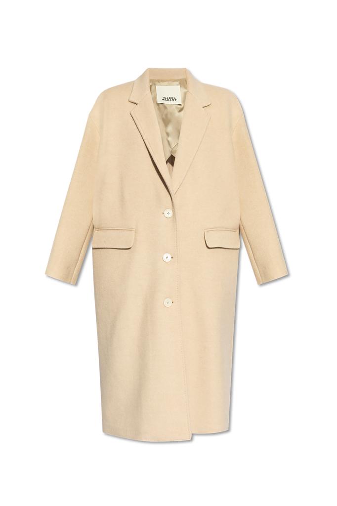 【関税&送料込】Isabel Marant Coat Isabel Marant Freanne Snakeskin-Print Linen Belted Trench