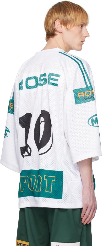 Martine Rose White Oversized Football T-shirt - T-Shirts