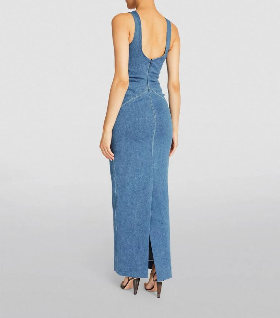 商品Alexander Wang|Denim Sleeveless Maxi Dress,价格¥5774,第3张图片详细描述