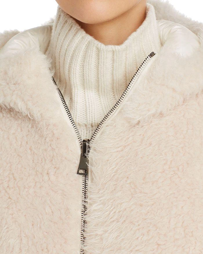 商品Moncler|Kolima Reversible Teddy & Down Coat,价格¥8708,第4张图片详细描述