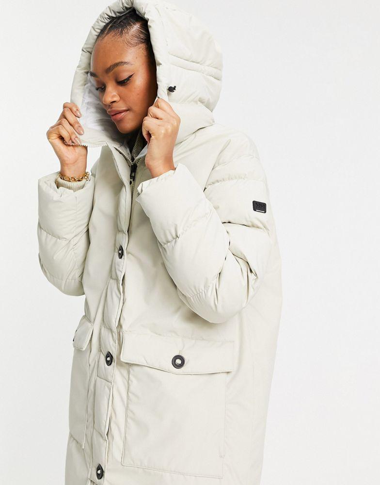 商品Helly Hansen|Helly Hansen arya parka jacket in beige,价格¥878,第6张图片详细描述