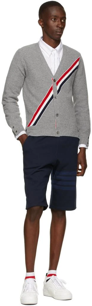 商品Thom Browne|海军蓝 Loopback 4-Bar 短裤,价格¥4576,第4张图片详细描述