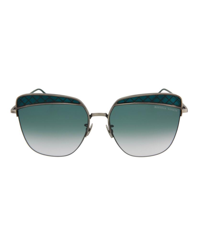 商品Bottega Veneta|Square-Frame Metal Sunglasses,价格¥1201,第1张图片