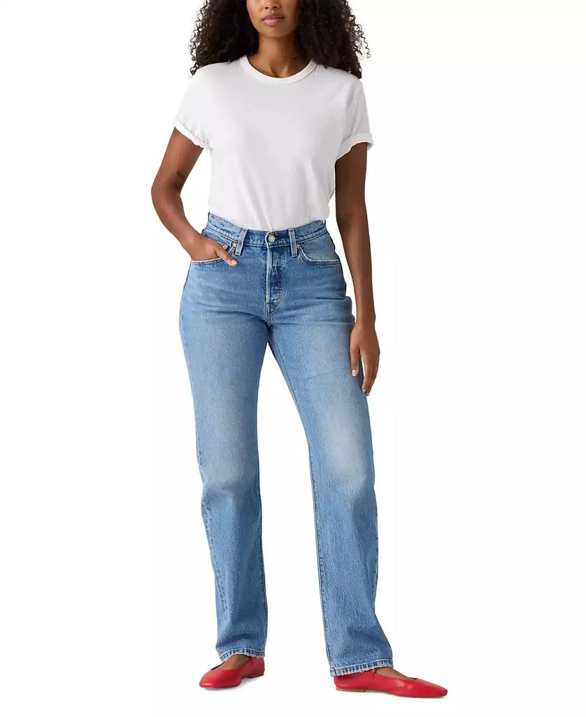 商品Levi's|Women's 501 Curve High-Rise Straight-Leg Jeans,价格¥410,第1张图片