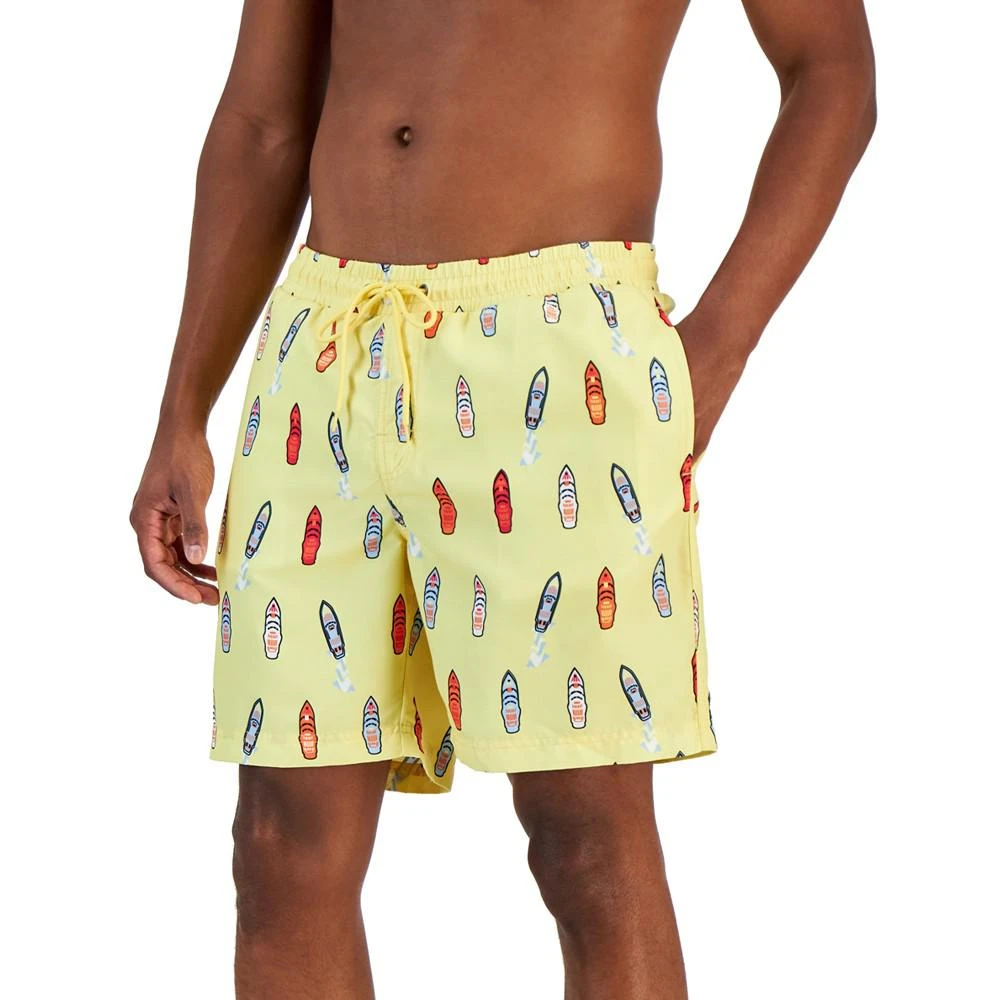 商品Club Room|Men's Wave Catchers Swim Trunks, Created for Macy's,价格¥50,第1张图片