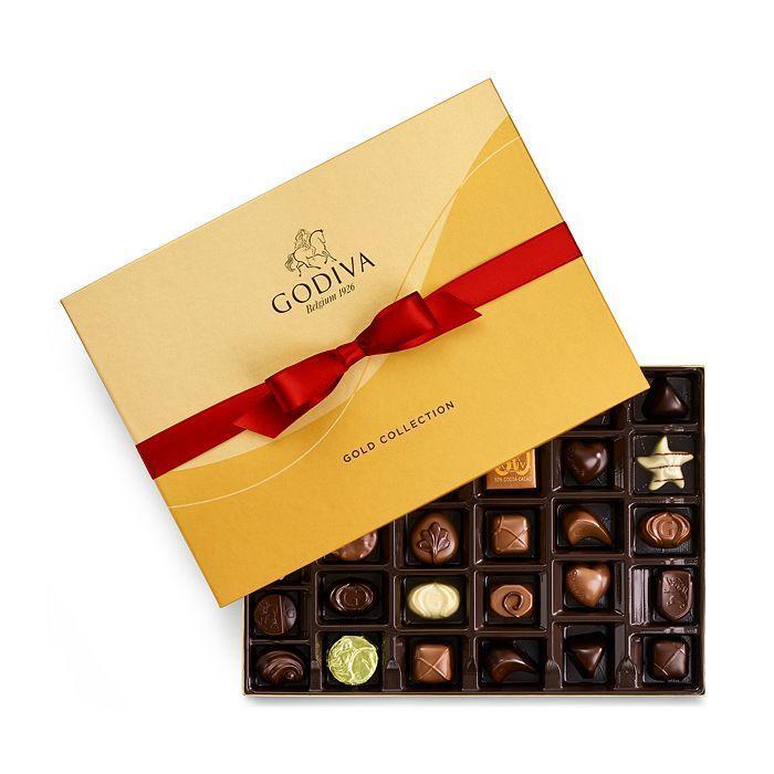 商品Godiva|Red Ribbon Gold Gift Box Collection,价格¥253-¥439,第1张图片