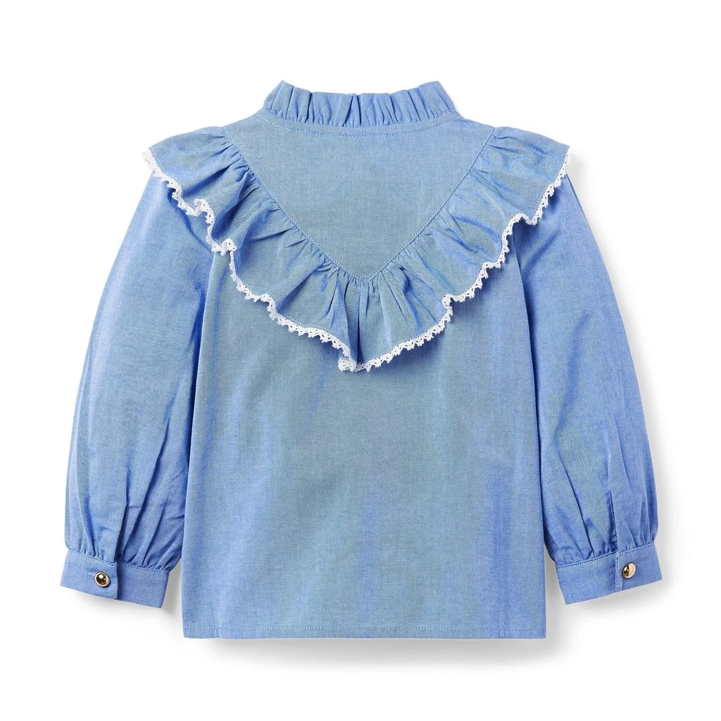 商品Janie and Jack|Chambray Blouse (Toddler/Little Kids/Big Kids),价格¥354,第2张图片详细描述