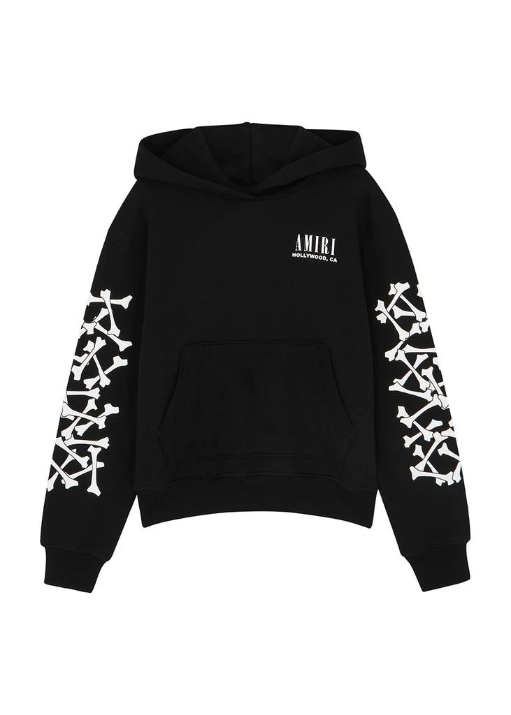 商品AMIRI|KIDS Bones printed hooded cotton sweatshirt (6-12 years),价格¥1772,第1张图片