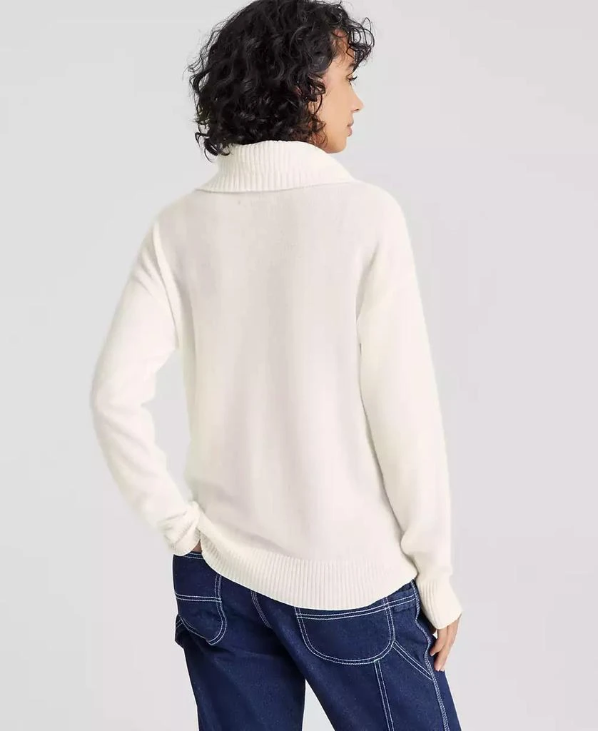 商品Charter Club|100% Cashmere Women's Quarter-Zip Sweater, Created for Macy's,价格¥534,第2张图片详细描述