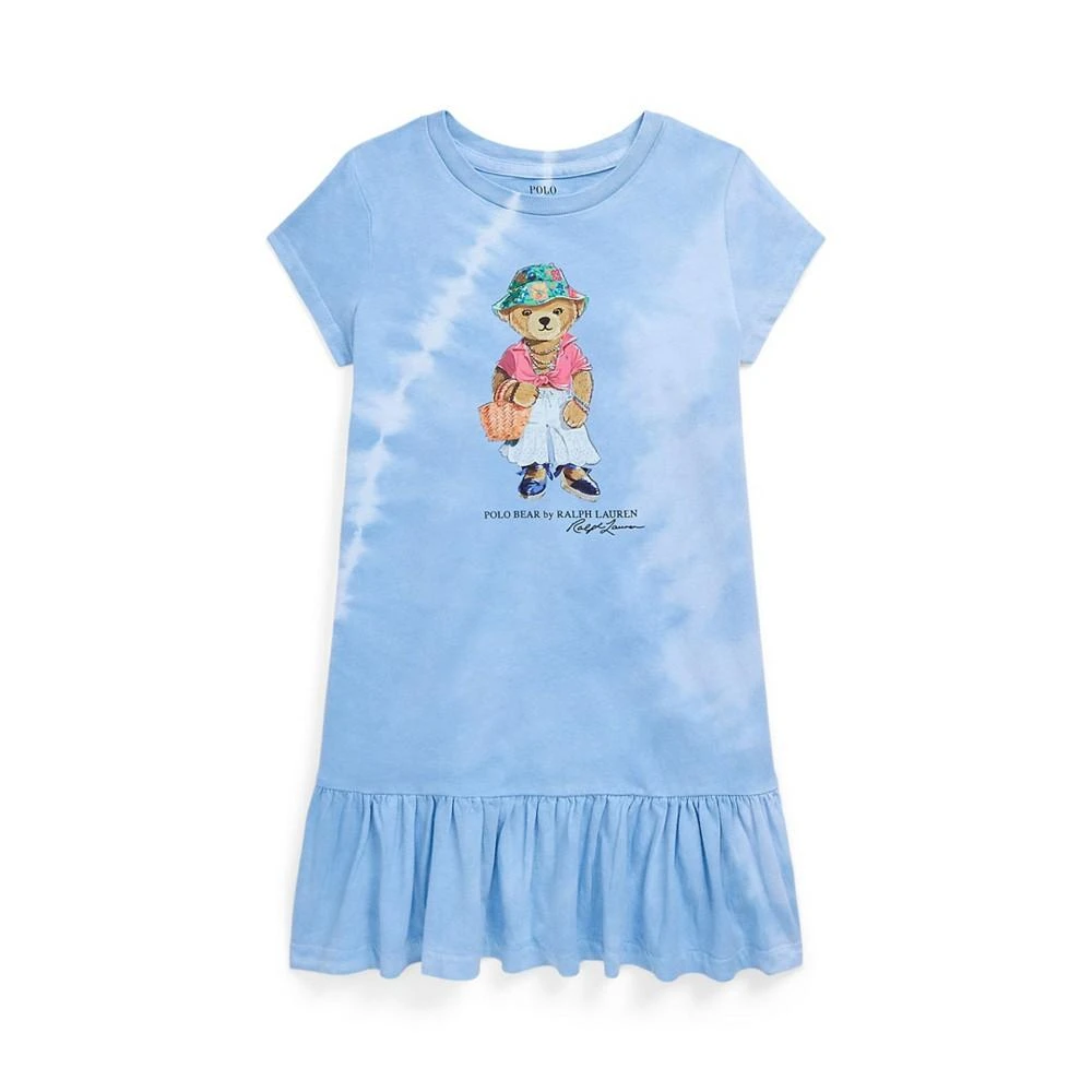 Polo Ralph Lauren Toddler and Little Girls Tie-Dye Polo Bear Cotton T-shirt Dress new arrivals