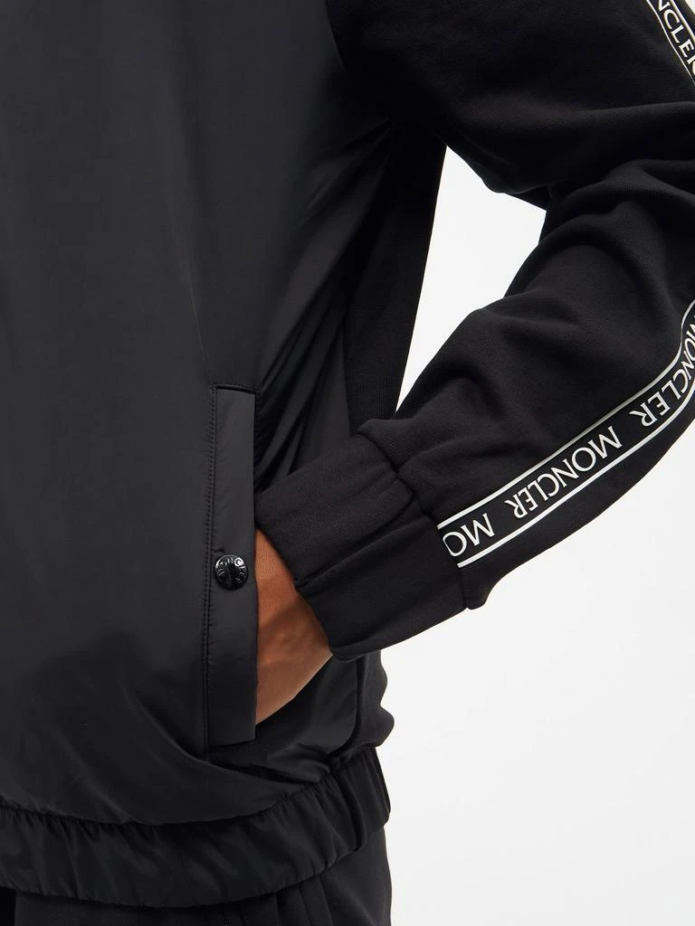 商品Moncler|Logo-tape cotton-jersey track jacket,价格¥3498,第3张图片详细描述