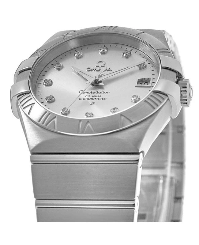 商品Omega|Omega Constellation Automatic Chronometer 35mm Diamond Dial Steel Women&apos;s Watch 123.10.35.20.52.001,价格¥27301,第2张图片详细描述
