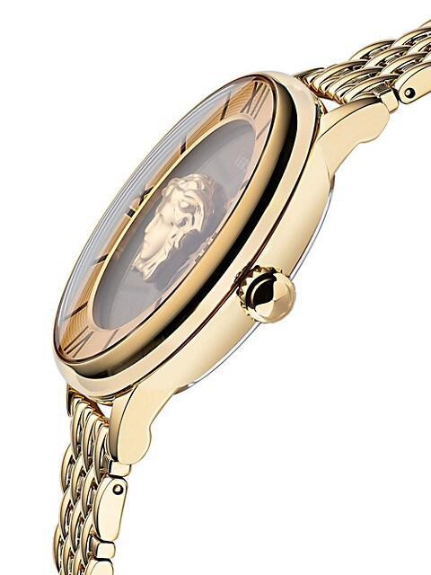 商品Versace|La Medusa Stainless Steel Bracelet Watch,价格¥11394,第4张图片详细描述
