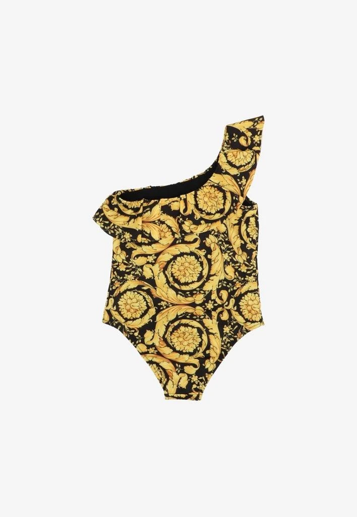 商品Versace|Girls Barocco Print One-Piece Swimsuit,价格¥2164,第2张图片详细描述