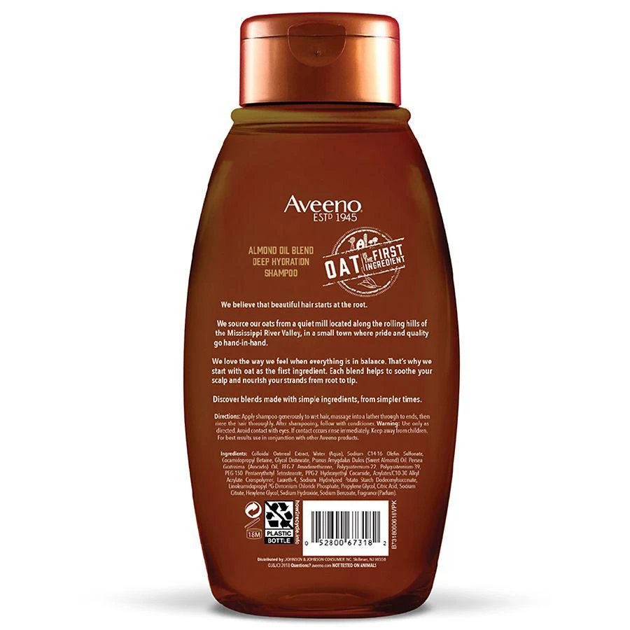 商品Aveeno|Scalp Soothing Almond Oil Blend Shampoo,价格¥69,第2张图片详细描述