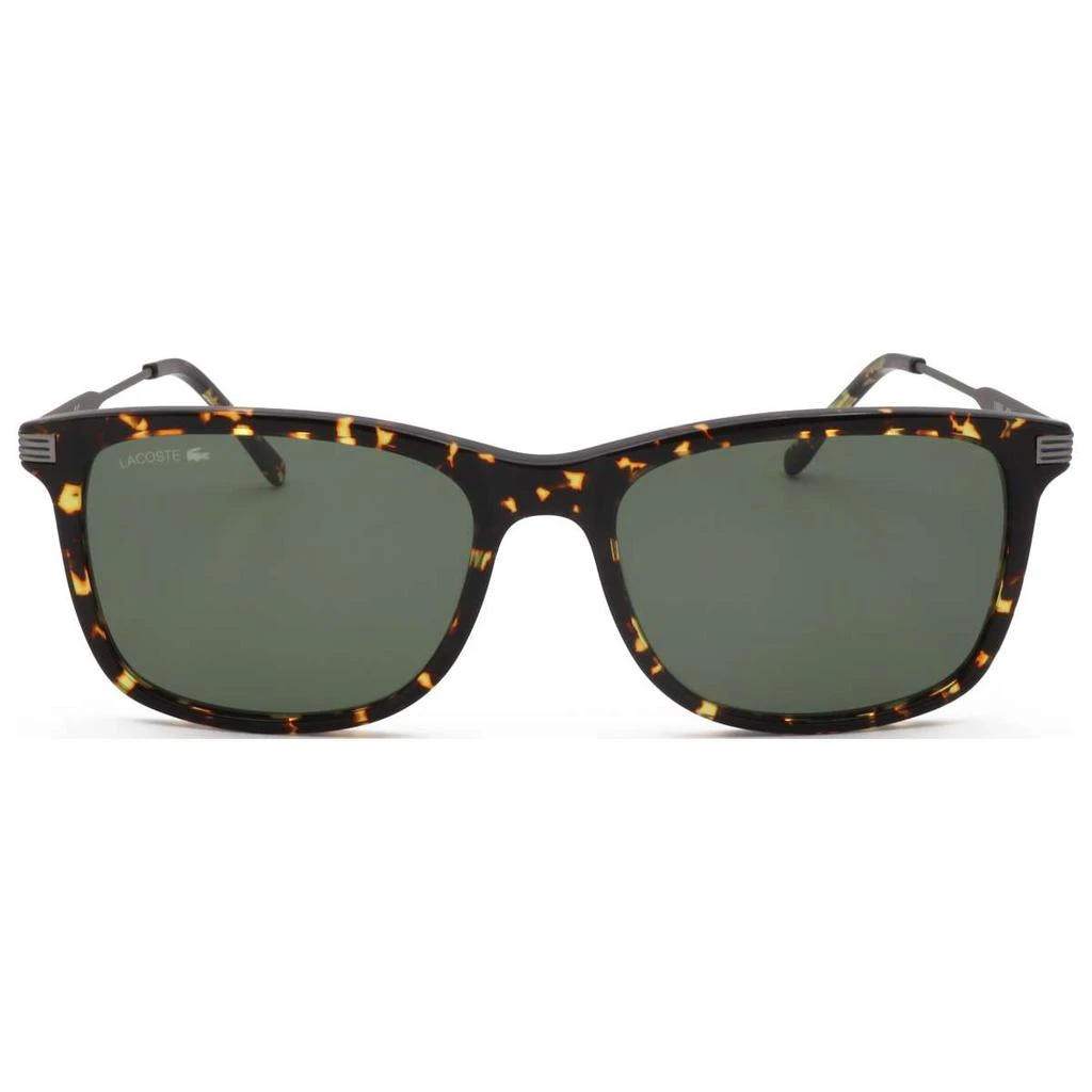 商品Lacoste|Lacoste Men's Brown Rectangular Sunglasses,价格¥300,第3张图片详细描述