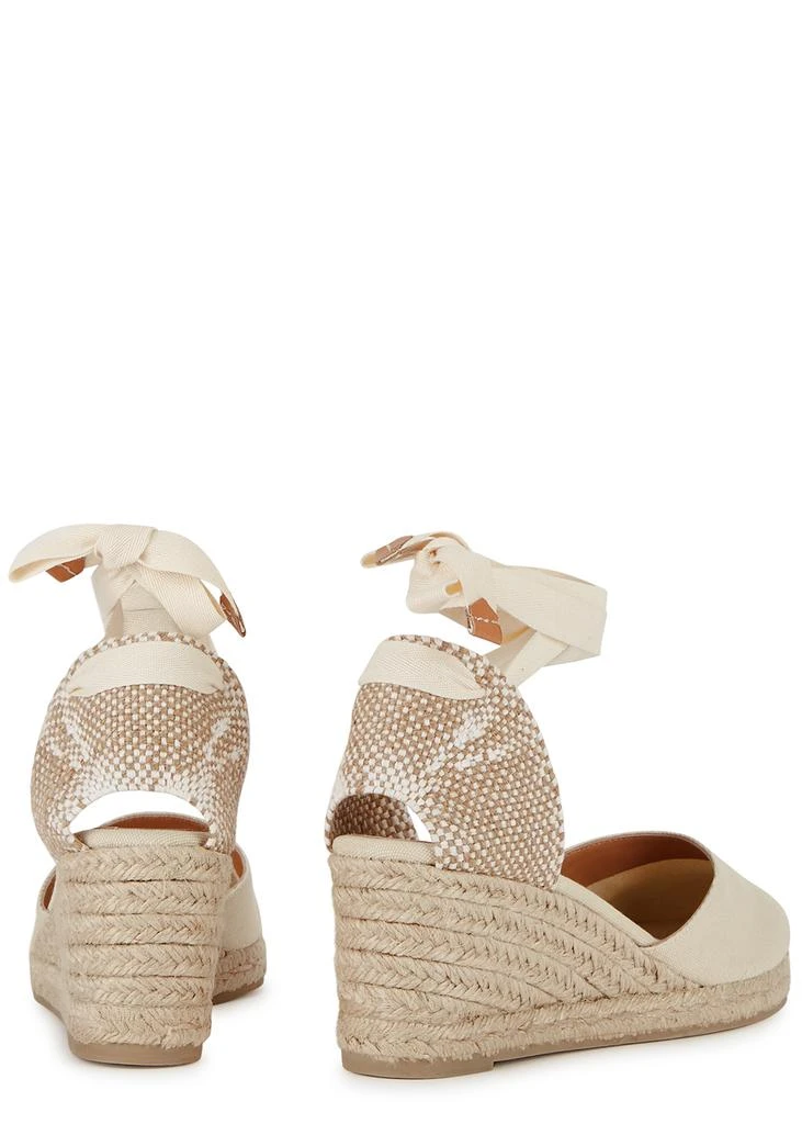 商品CASTAÑER|Carina 65 ivory canvas wedge espadrilles,价格¥875,第3张图片详细描述