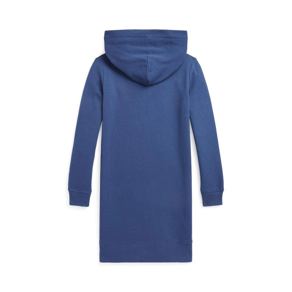 商品Ralph Lauren|Polo Bear Fleece Hoodie Dress (Big Kids),价格¥588,第2张图片详细描述