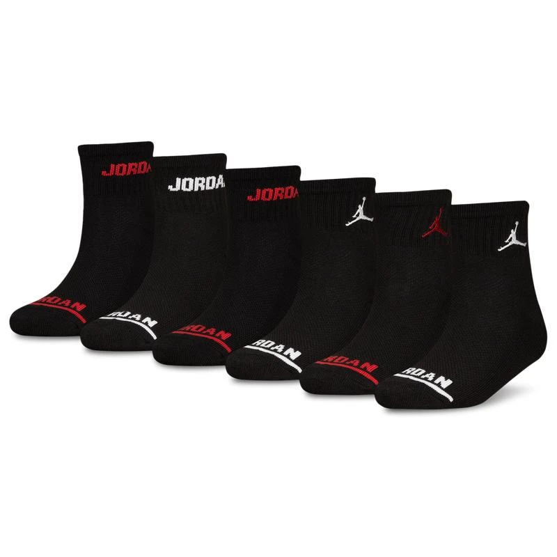 商品Jordan|Jordan Legend Ankle 6-Pack Socks - Boys' Grade School,价格¥158,第1张图片
