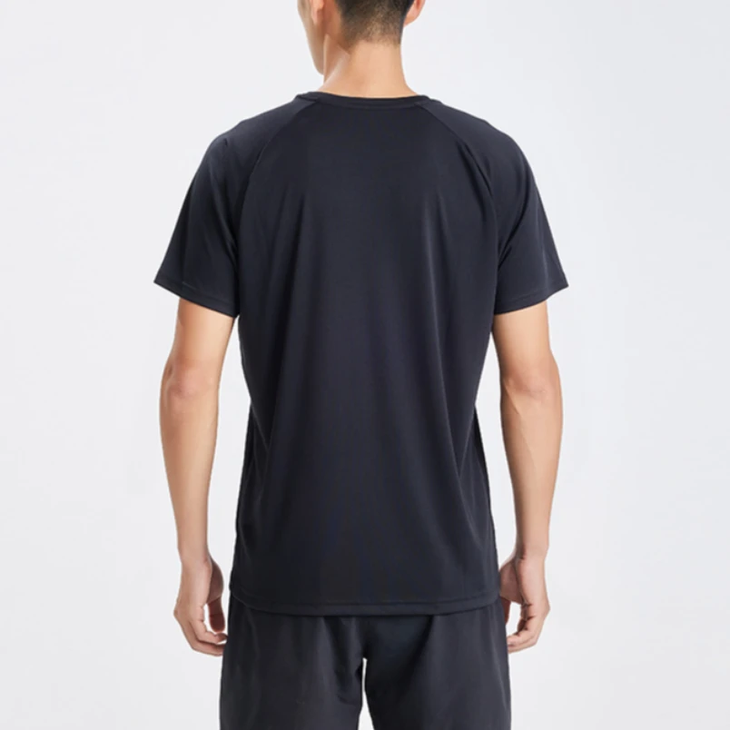 商品[国内直发] Asics|品牌logo跑步针织套头舒适透气休闲运动圆领短袖T恤 男款 黑色,价格¥305,第6张图片详细描述