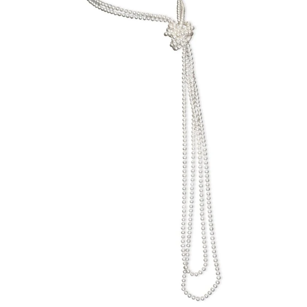 商品Macy's|100" Cultured Freshwater Pearl Endless Strand Necklace (7-8mm),价格¥3752,第2张图片详细描述