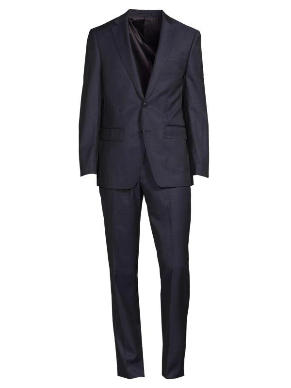 商品Calvin Klein|Slim Fit Wool Blend Suit,价格¥1063,第4张图片详细描述