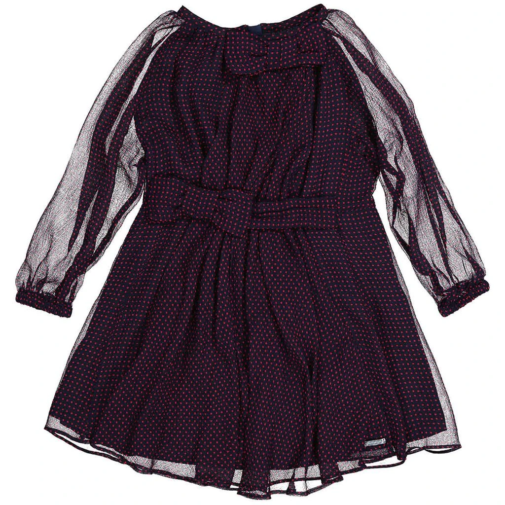 商品Burberry|Burberry Girls Betrice Polka-dot Mesh Dress, Size 12Y,价格¥3036,第1张图片