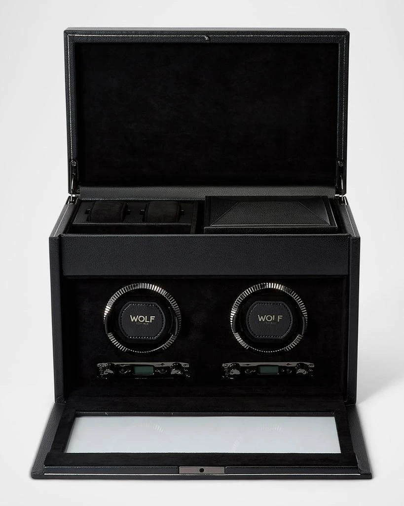 British Racing Double Watch Winder with Storage 商品