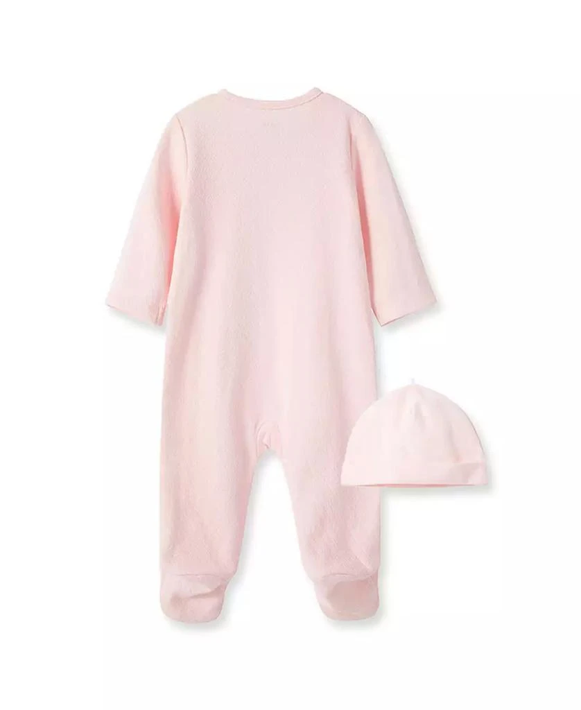 商品Little Me|Baby Girls New World Girl Footed Coverall with Hat, 2 Piece Set,价格¥98,第2张图片详细描述