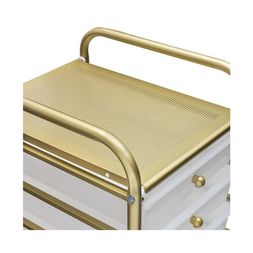 10-Drawer Rolling Storage Cart With Plastic Drawers 商品