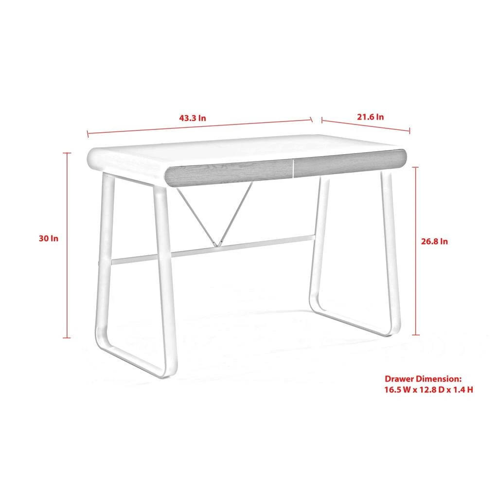 Loft Lyfe Graciela Writing Desk 商品