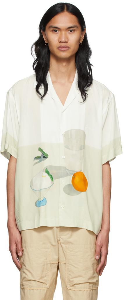 商品Jacquemus|White 'La Chemise Jean' Shirt,价格¥2202,第1张图片