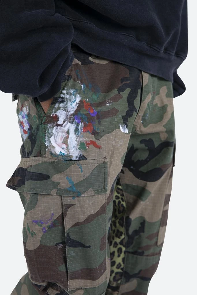 Contrast Bootcut Cargo Pants - Woodland Camo 商品