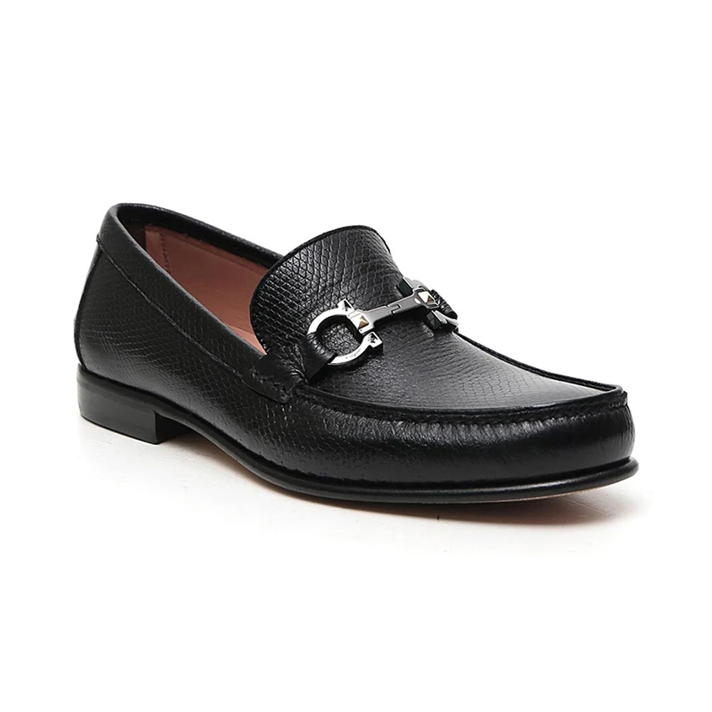 SALVATORE FERRAGAMO 黑色男士系带鞋 02-0139-741563 商品