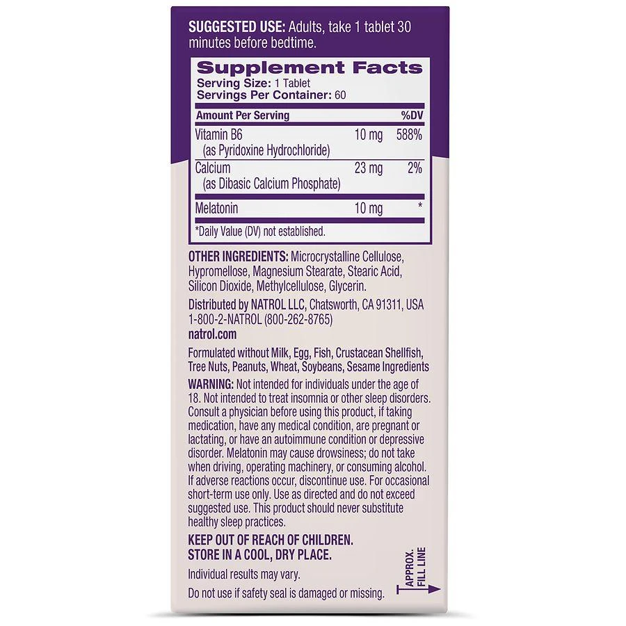 Advanced Melatonin 10mg Time Release Tablets, Nighttime Sleep Aid Unflavored 商品