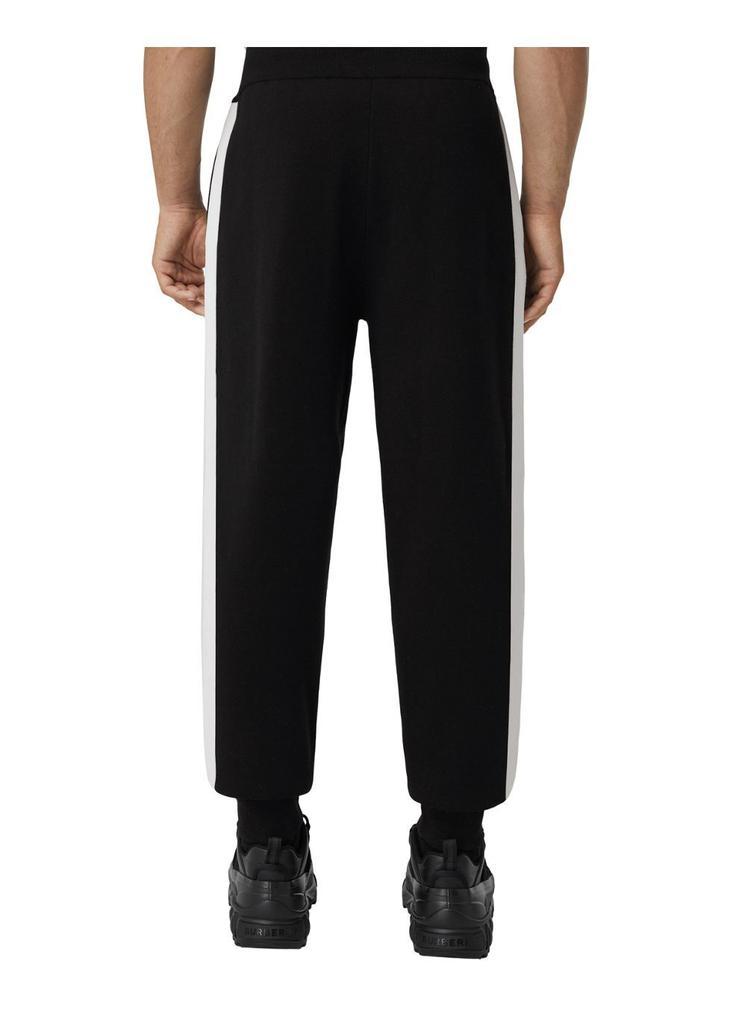 商品Burberry|Logo graphic applique wool cotton blend jogging pants,价格¥4880,第6张图片详细描述