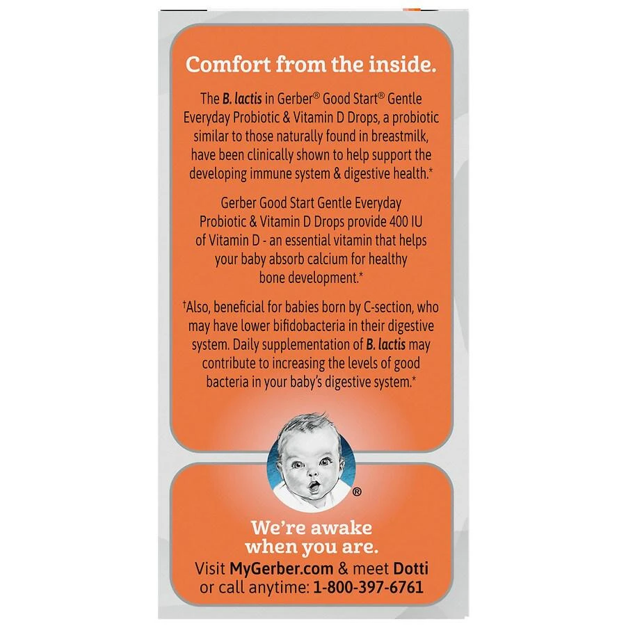 商品Gerber|婴幼儿益生菌滴剂,价格¥188,第2张图片详细描述