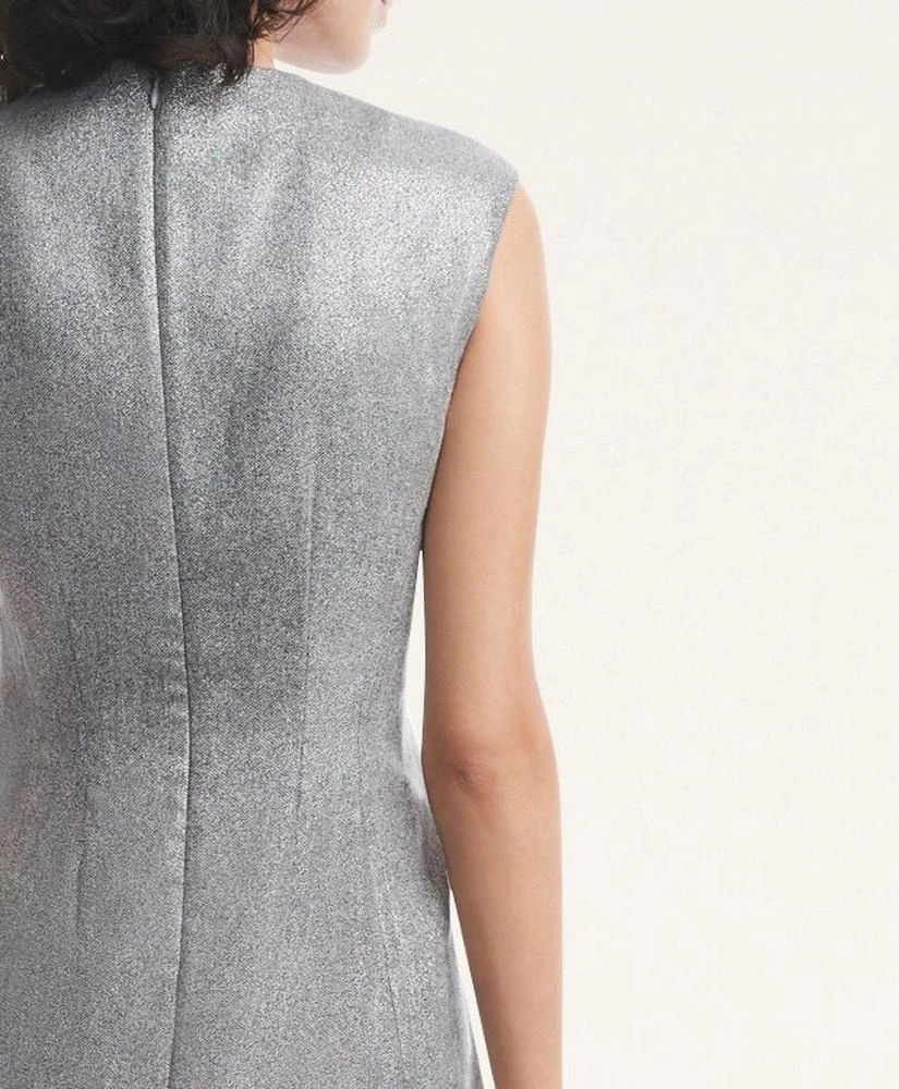 商品Brooks Brothers|Flannel Metallic Sheath Dress,价格¥1255,第5张图片详细描述