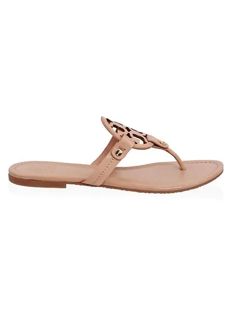 商品Tory Burch|Miller Leather Thong Sandals,价格¥1491,第1张图片