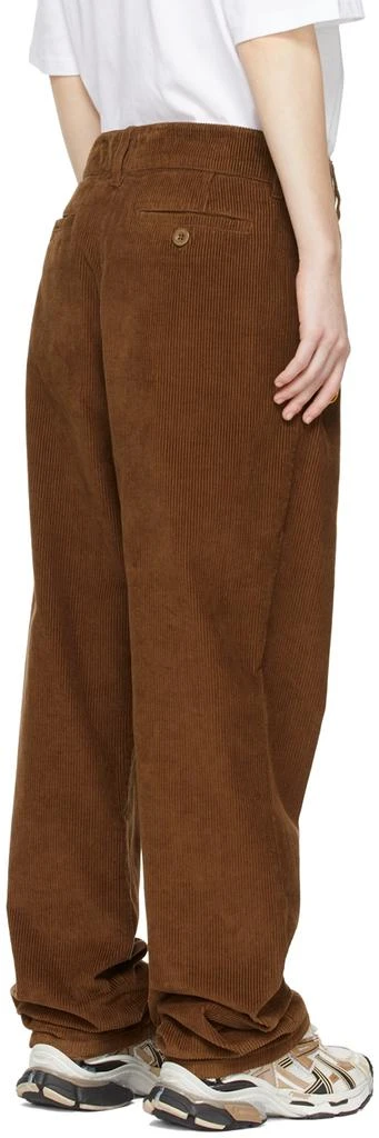 商品Drew House|SSENSE Exclusive Brown Cotton Trousers,价格¥327,第3张图片详细描述