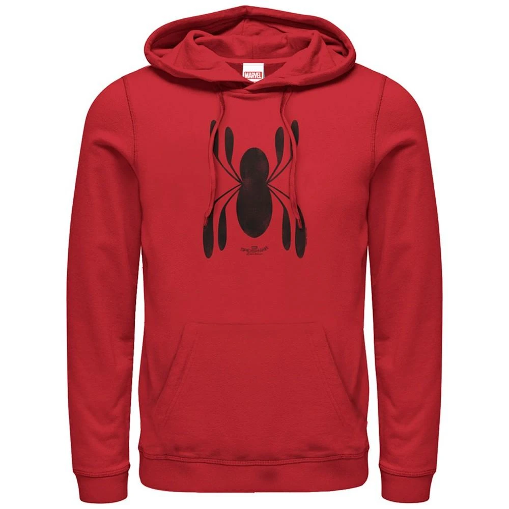 商品Marvel|Marvel Men's Spider-Man Far From Home Homecoming Chest Logo, Pullover Hoodie,价格¥412,第1张图片