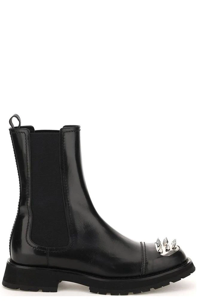 商品Alexander McQueen|Alexander McQueen Studded Toe Chelsea Boots,价格¥4597,第1张图片