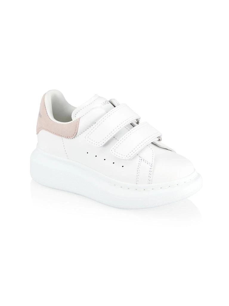 商品Alexander McQueen|Little Girl's &amp; Girl's Leather Oversize Sneakers,价格¥1592,第1张图片