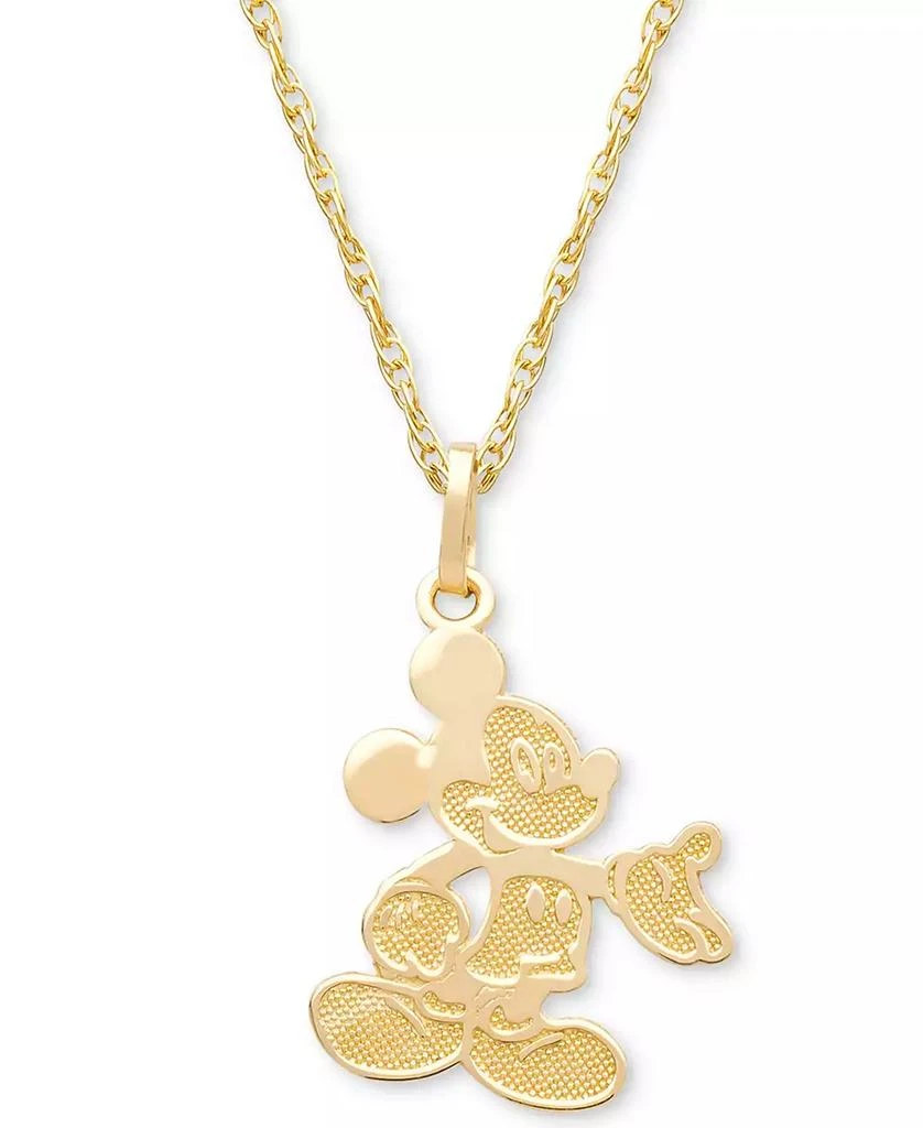 商品Disney|Children's Mickey Mouse 15" Pendant Necklace in 14k Gold,价格¥3816,第1张图片