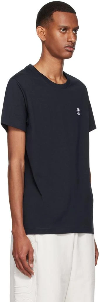 商品Burberry|海军蓝有机棉 T 恤,价格¥3322,第2张图片详细描述