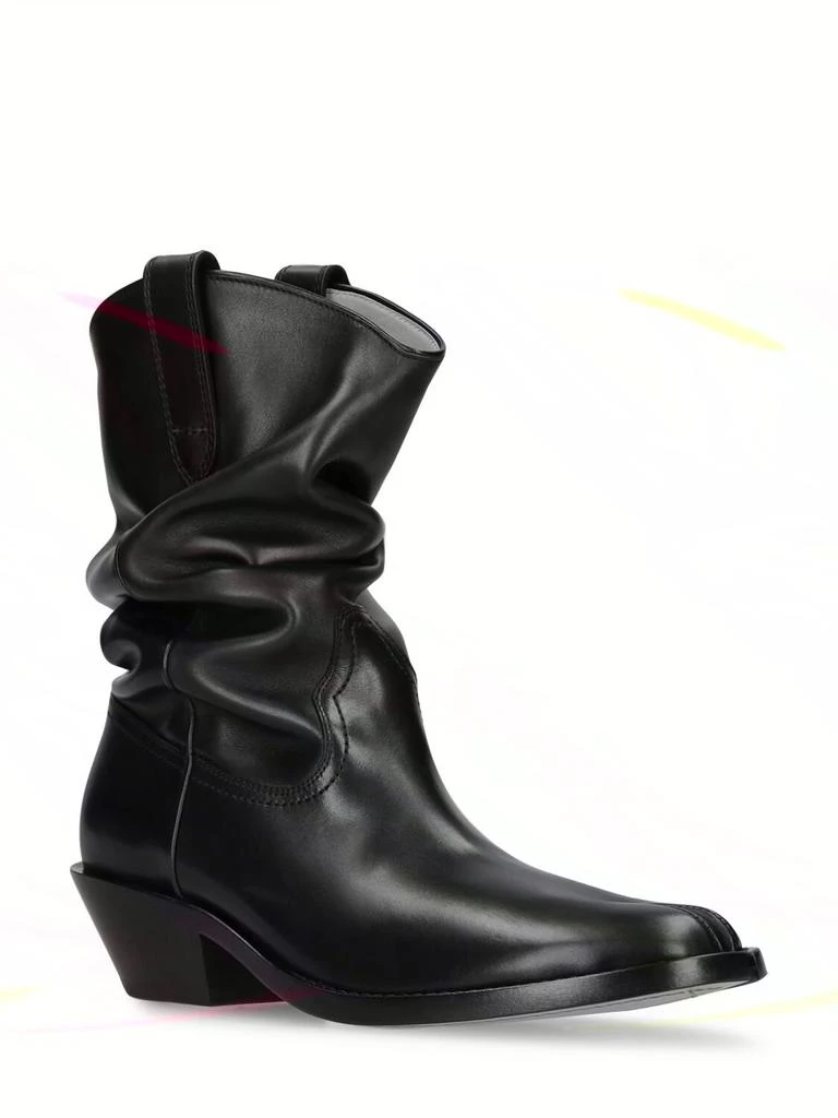 商品MAISON MARGIELA|55mm Tabi Leather Western Ankle Boots,价格¥13515,第2张图片详细描述