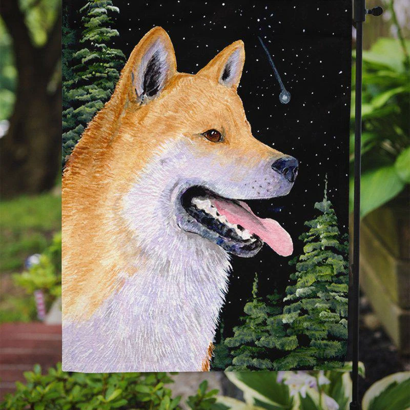商品Caroline's Treasures|Shiba Inu Garden Flag 2-Sided 2-Ply,价格¥136,第2张图片详细描述