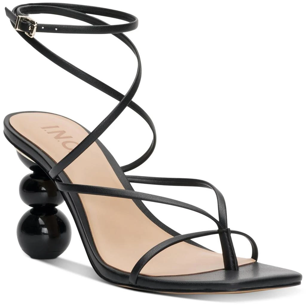 商品INC International|INC Womens Lilliana Faux Leather Toe Post Ankle Strap,价格¥109,第2张图片详细描述