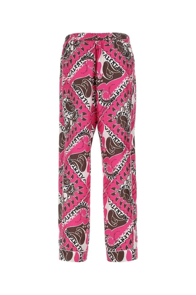 商品Valentino|Valentino Abstract-Printed Straight Leg Pajama Trousers,价格¥7850,第2张图片详细描述